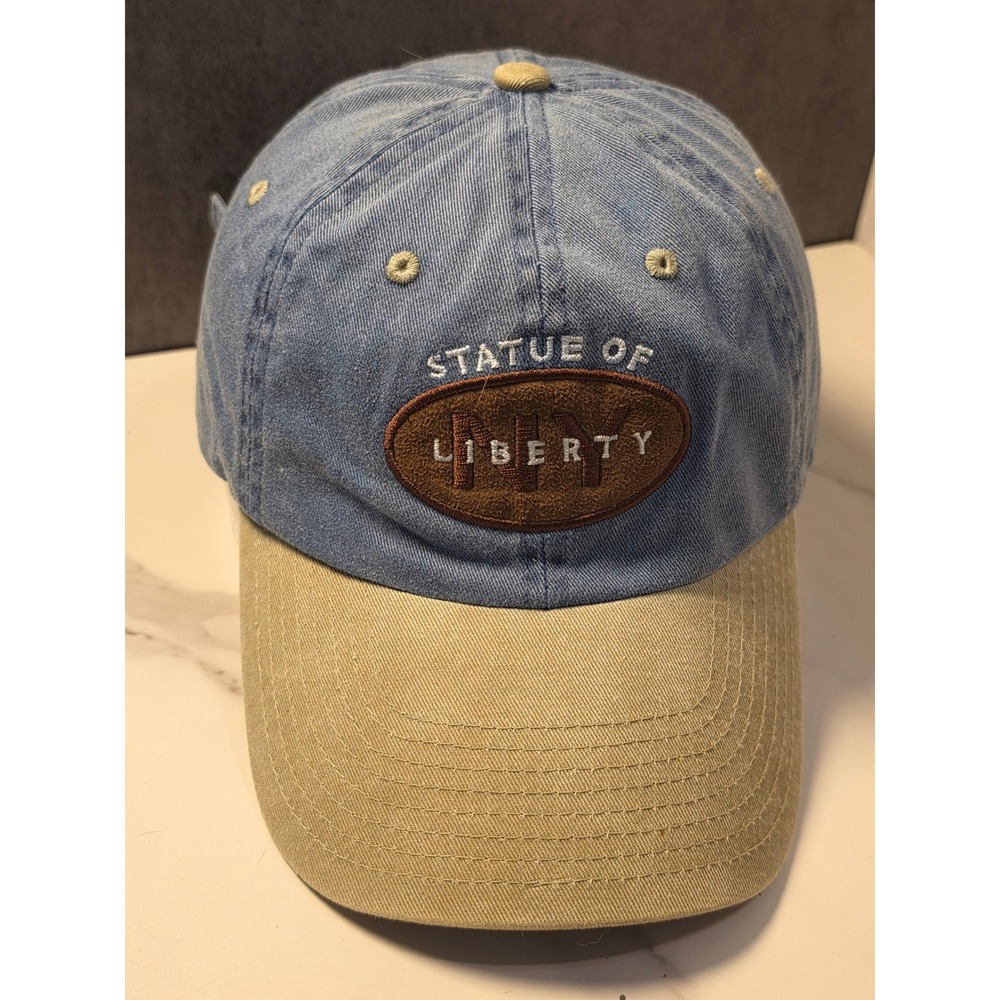 Statue of Liberty Hat New York Museum Store Denim Baseball Cap NY